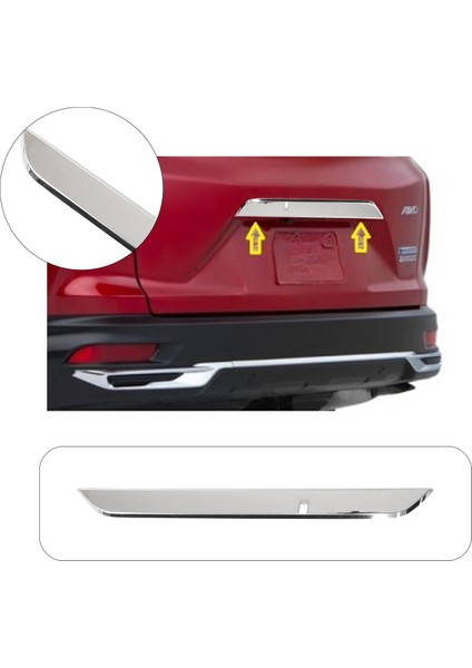 Honda Crv Uyumlu 2020 ve Üzeri Krom Bagaj Çıtası Paslanmaz Çelik
