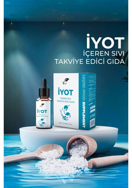 Iyot Damlası 30 ml / Iyot Içeren Sıvı Gıda Takviyesi