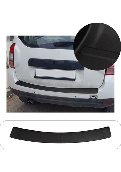 Dacia Duster Uyumlu 2010-2017 Abs Geniş Arka Tampon Üstü Koruma