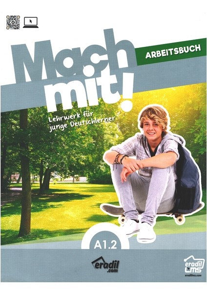 Mach Mit A1.2 - Lehrbuch + Arbeitsbuch + Grammatiktests + Vokabeltest (4 Kitap Set) modelleri