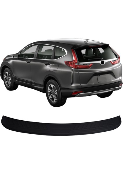 Honda Cr-V Uyumlu 2013-2018 Abs Geniş Arka Tampon Üstü Koruma