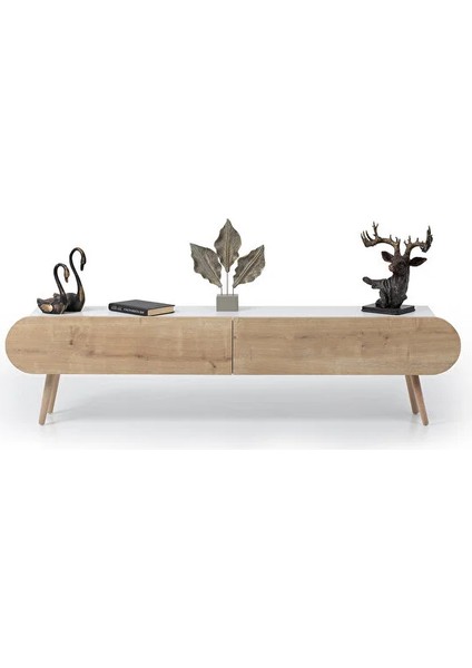 Flora Dia Dekoratiif Tv Ünitesi | Beyaz Meşe | fiyatları