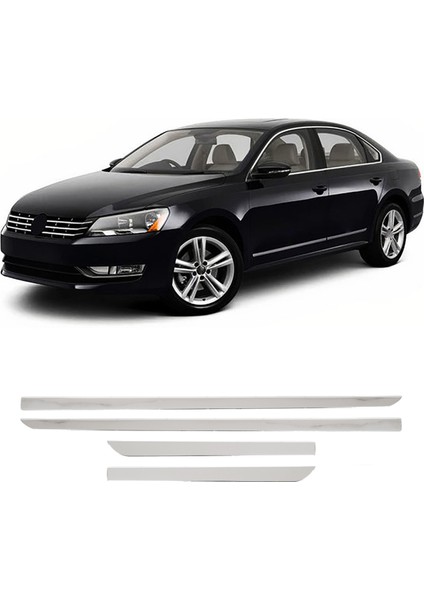 Volkswagen Passat B7 Uyumlu 2010-2015 Krom Yan Kapı Çıtası 4 Parça Paslanmaz Çelik fiyatları