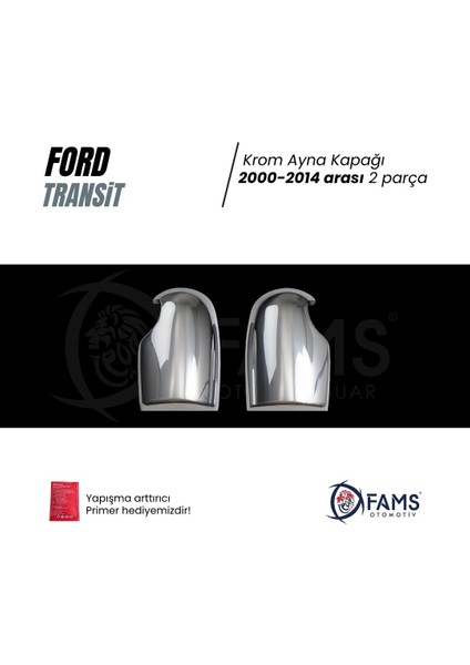 Ford Transit Krom Ayna Kapağı 2 Parça 2000-2014 Paslanmaz Çelik fiyatları