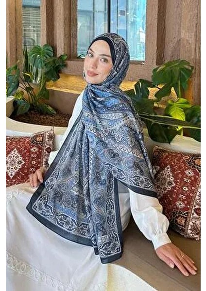 Retro Desen Pamuk Şal 70 x 180 cm indirimleri