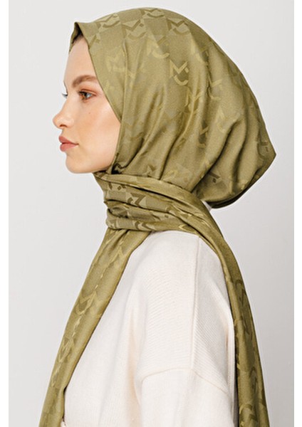 Mc Desen Jakar Şal Pamuk Viskon Karışımı 75 cm x 185 cm