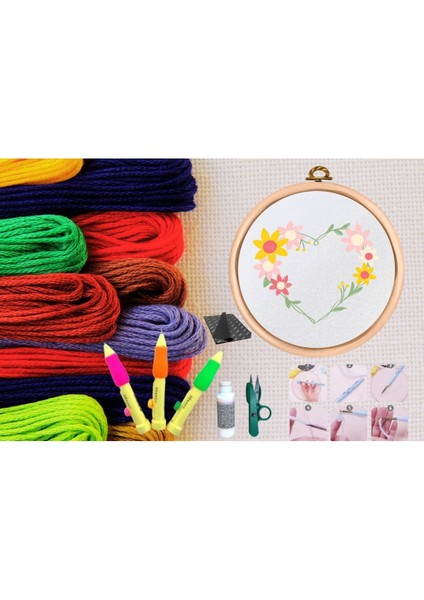 Punch Seti Nakış Seti Kasnaklı Kendin Yap Seti Seri 114