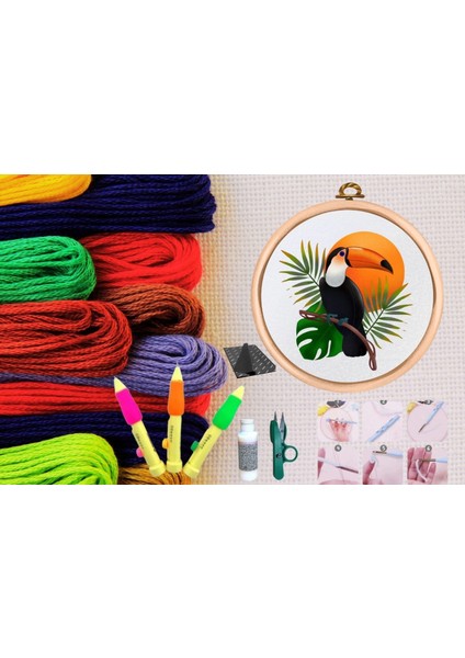 Punch Seti Nakış Seti Kasnaklı Kendin Yap Seti Seri 22