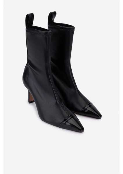 Canapé Kadın Hakiki Deri Siyah Topuklu Bot 1154 790 Bn Bot SK25-26 Nero/nero fiyatları