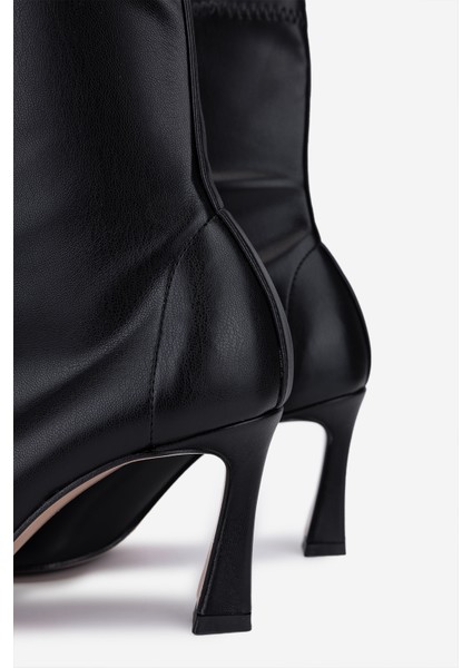 Canapé Kadın Hakiki Deri Siyah Topuklu Bot 1154 790 Bn Bot SK25-26 Nero/nero fırsatları