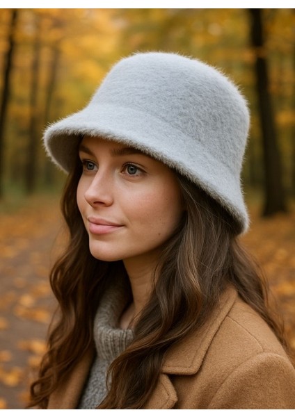 Peluş Bucklet Şapka