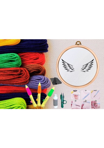 Punch Seti Nakış Seti Kasnaklı Kendin Yap Seti Seri 25