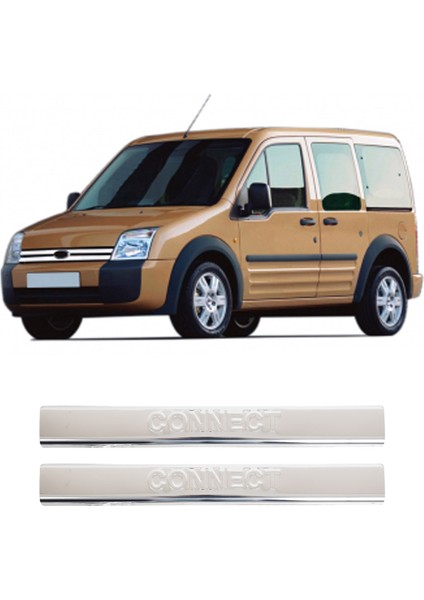 Ford Connect Uyumlu 2002 ve Üzeri Krom Kapı Eşiği 2 Parça Paslanmaz Çelik fiyatları
