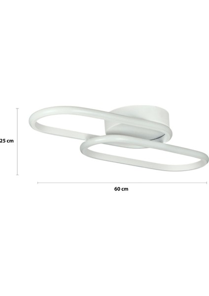 Zzez Beyaz Renk Modern Tasarım Beyaz Ledli Cafe - Mutfak - Salon 2 Li LED Avize fiyatları