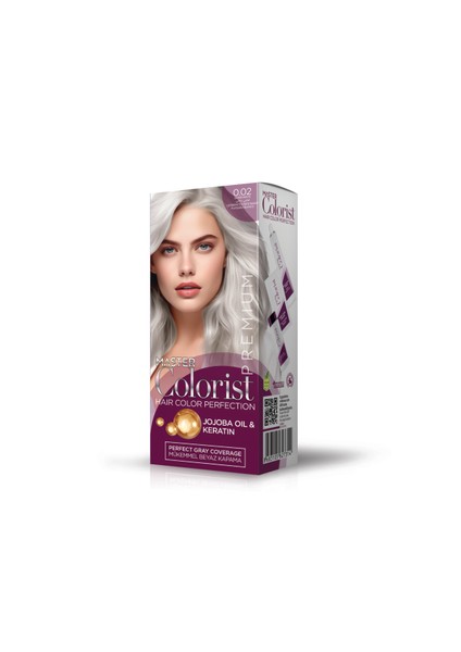 Premium Yarı Kit Set Boya 0.02 Silver White