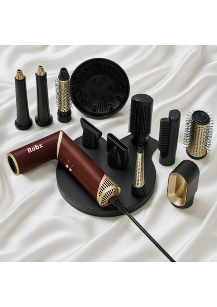 818 11 In 1 Saç Şekillendirme ve Kurutma Çok Fonksiyonlu Ultra Set