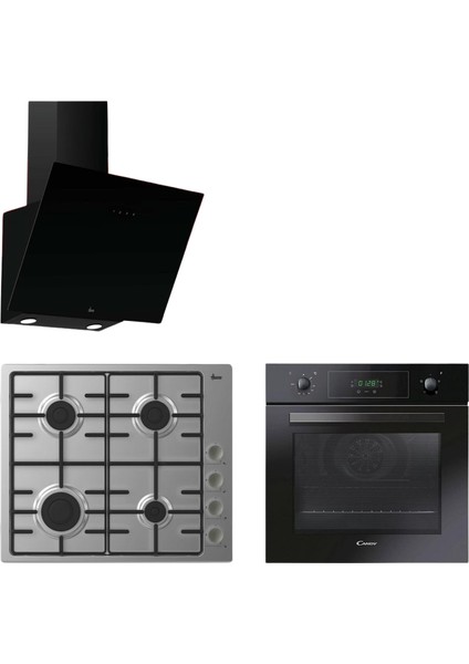 & Candy Tivessa Ankastre Set (HDG6C1GBTK + HHW6LMX + FCP405N/E)