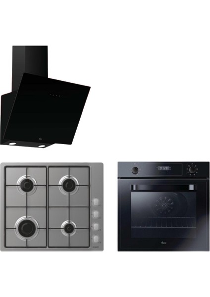 & Candy Vassena Ankastre Set (HDG6C1GBTK + CHW6LX + HOT3051BI/E)