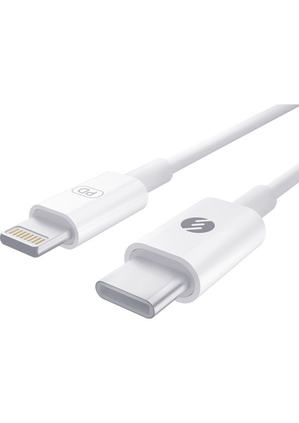 SL-C120 35W Quick SUPER Charge 1m PD Type C to Lightning Hızlı Data ve Şarj Kablosu