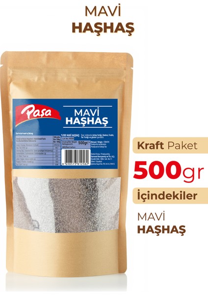 Mavi Haşhaş 500 gr