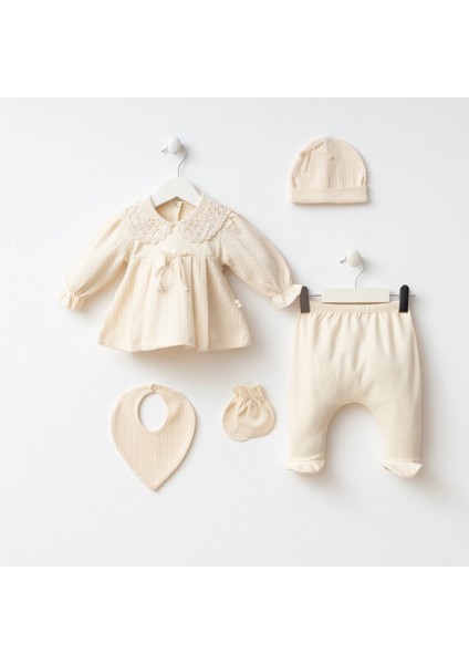 7084 Mnz Marka Natalia Yeni Doğan Hastane Çıkışı Kız 5'li Set
