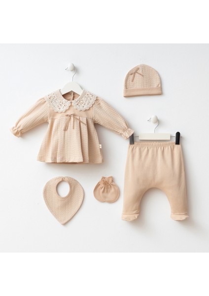 7084 Mnz Marka Natalia Yeni Doğan Hastane Çıkışı Kız 5'li Set