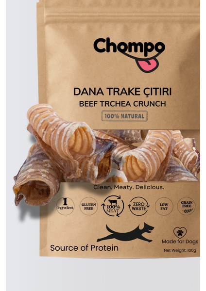 Kurutulmuş Dana Trake Köpek Ödülü 100 gr