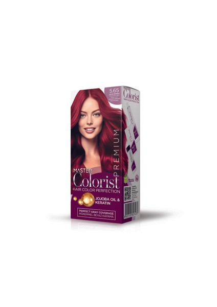 Premium Yarı Kit Set Boya 5.65 Çilek Kırmızısı