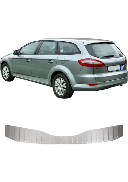 Ford Mondeo Turnier 4bj Uyumlu 2007-2010 Krom Arka Tampon Üstü Koruma Paslanmaz Çelik fiyatları