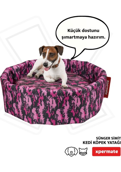 Sünger Simit Küçük Irk Köpek Yatağı ve Kedi Yatağı 45 cm Kamuflaj fiyatları