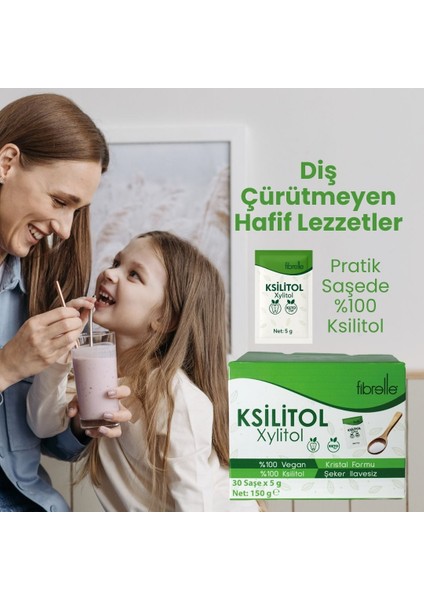 Ksilitol ( Xylitol ) Saşe ( 1 Saşe = 5 G ) modelleri