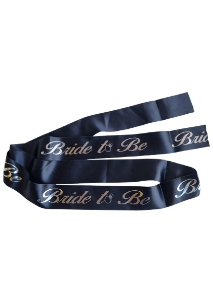 Bride To Be Kuşak Siyah Gümüş fırsatları