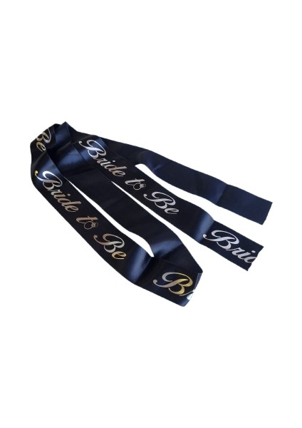 Bride To Be Kuşak Siyah Gümüş indirimleri