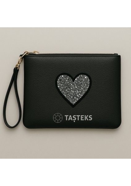 Taşlı Ütülenebilen Veya Sticker Olarak Kullanılabilen Kalp Modeli fırsatları