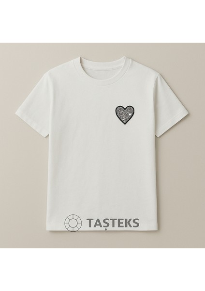 Taşlı Ütülenebilen Veya Sticker Olarak Kullanılabilen Kalp Modeli indirimleri