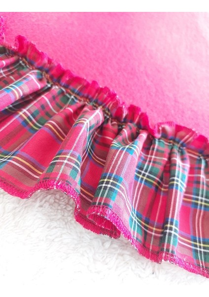 Çam Ağacı Ayak Halısı Örtüsü Kenarlari Pamuk Kumaş Fırfırlı 1mt fiyatları