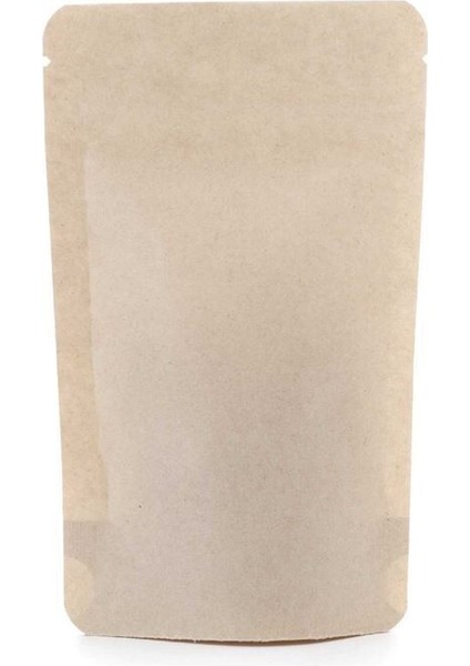 Kraft Alüminyum Kilitli Doypack Ambalaj 8,5X14,5+2,5 Cm-50 Gr. - 4000 Adet