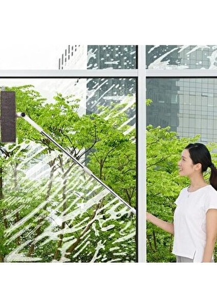 Profesyonel Çift Taraflı Mikrofiber Cam Silme Mopu Yedek Bezli indirimleri