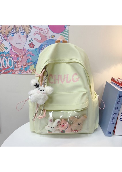 Yeni Okul Çantası Kadın Kore Baskı Küçük Taze Lise Üniversite Öğrencileri Sırt Çantası Kampüs Çift Rüzgar Sen Sistemi Basit Omuzlar Sırt Çantaları (Yurt Dışından)