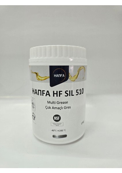 Hf-Sil 510 Gıda Onaylı Multi Silikon Gres