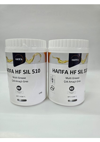 Hf-Sil 510 Gıda Onaylı Multi Silikon Gres modelleri