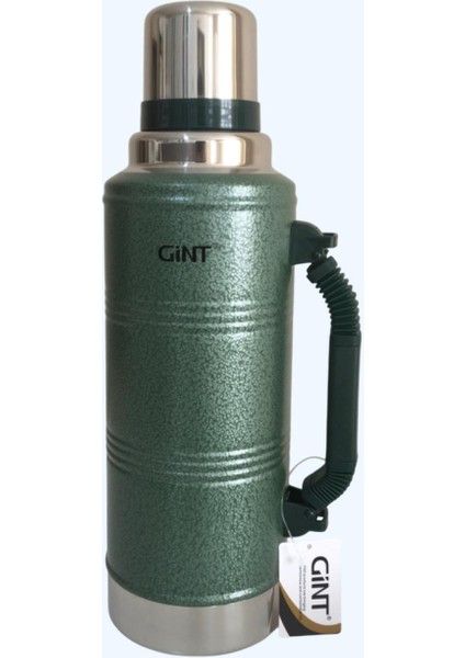 Yeşil 2.2 Litre Vakumlu Avcı Kamp Termosu