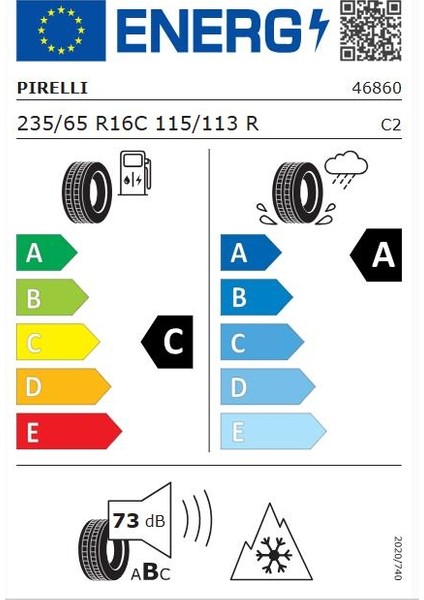 235/65 R16C 115R Carrier Winter Oto Kış Lastiği (ÜRETIM:2025) fiyatları