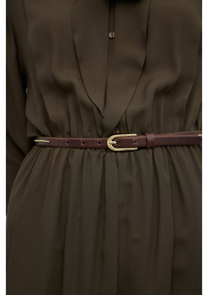 %100 Deri Kemer Acı Kahve K2682102_223 fiyatları