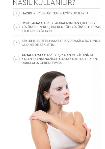 On Hyaluronic Acid Mask - Hyalüronik Asit Özlü Yüz Maskesi 20'li