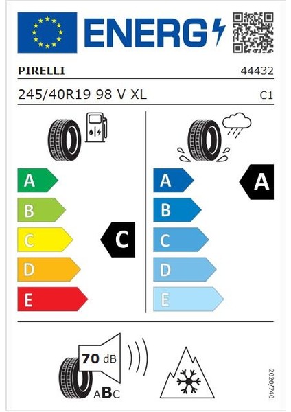 245/40 R19 98V Xl P Zero Winter 2 Oto Kış Lastiği (ÜRETIM:2024) fiyatları