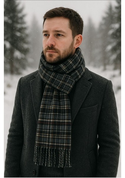 Erkek Pamuklu Yumuşak Dokulu Atkı