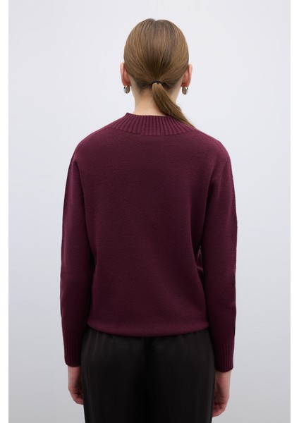 Triko Kazak Bordo K2671002_008 fiyatları