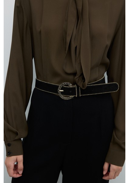 %100 Deri Kemer Siyah K2682103_001