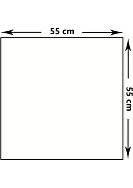 Çiçek Buket Ambalaj Jelatin Kağıdı (Siyah Zemin ve Siyah Kenarlı) Mat Opp 55X55CM 10ADET